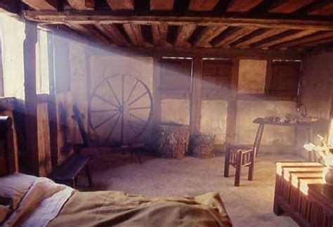 Beds Through the Ages: From a Pile of Leaves to the Modern Mattress Medieval Cottage, Medieval ...