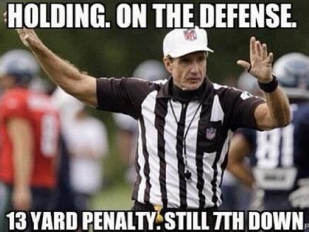 NFL Replacement Referees: My New Favorite Meme | Funny football memes, Football memes nfl, Nfl ...