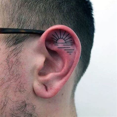 Tattoo Behind Ear Men - Tattoo Ideas