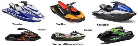 Personal Watercraft Manufacturer Brands