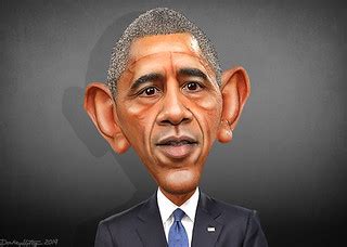 Barack Obama - Caricature | Barack Hussein Obama II, aka Bar… | Flickr