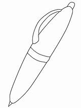 Pen Coloring Image Pages sketch template