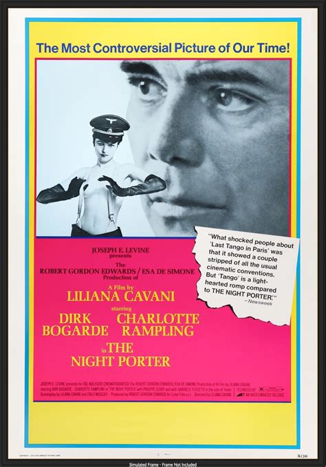 The Night Porter (1974) Original Thirty by Forty Movie Poster - Original Film Art - Vintage ...