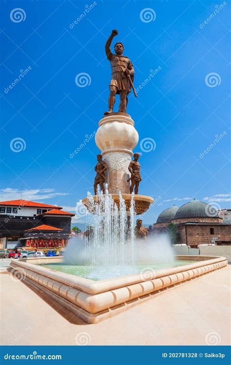 Philip II Macedon King Statue, Skopje Stock Photo - Image of view, statue: 202781328