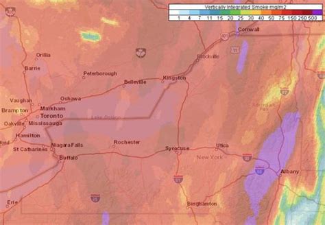 Canadian wildfires bring air quality alert, lower temperatures to Upstate NY - syracuse.com