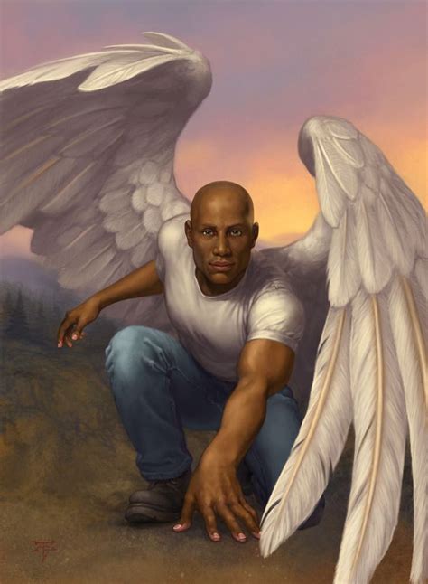 Angel :¦: Artist Tristan Elwell ☆ | Angel warrior, Angel art, Black angels