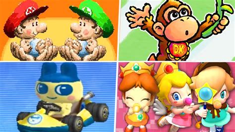 Evolution of Baby Characters in Super Mario Games (1992 - 2021) - YouTube