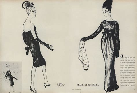 In Memoriam: Hubert de Givenchy’s Best Looks in Vogue | Vogue, Givenchy, Fashion sketches