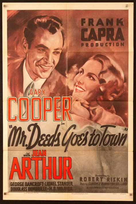 Mr. Deeds Goes to Town Movie Poster 1950 RI 1 Sheet (27x41)