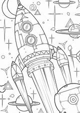 Free & Easy To Print Space Coloring Pages  Tulamama sketch template
