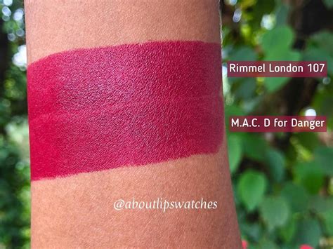 Mac Matte Lipstick Swatches D For Danger | Lipstutorial.org