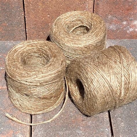 Jute Twine 1 Ply 285 feet 1mm Craft Gift Wrap Macrame Floral | Etsy