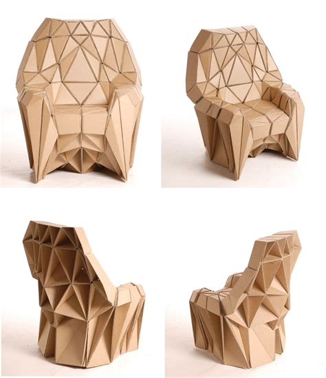 Cardboard Furniture - Surprisingly Strong And Unexpectedly Stylish