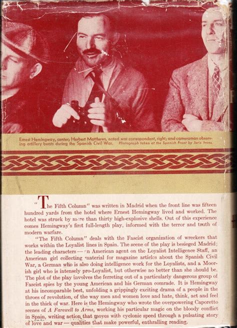 The Fifth Column and the First Forty-Nine Stories | Ernest HEMINGWAY