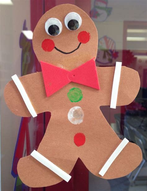 Ginger bread man | Christmas arts, crafts, Gingerbread crafts, Holiday ...