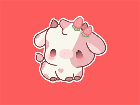 Share 73+ kawaii strawberry cow wallpaper latest - in.cdgdbentre