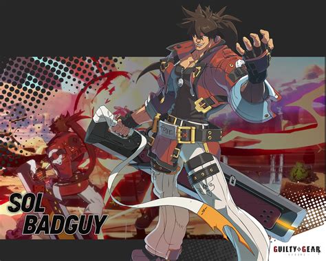 Guilty Gear Strive Sol Badguy Wallpapers - Cat with Monocle