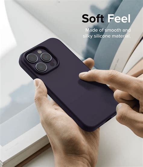 Ringke Silicone Case For iPhone 14 Pro Max Case - Deep Purple