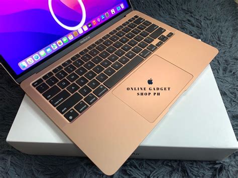 Macbook Air Gold M1 Chip 8gb Ram 256gb SSD (Warranty until december 2022), Computers & Tech ...