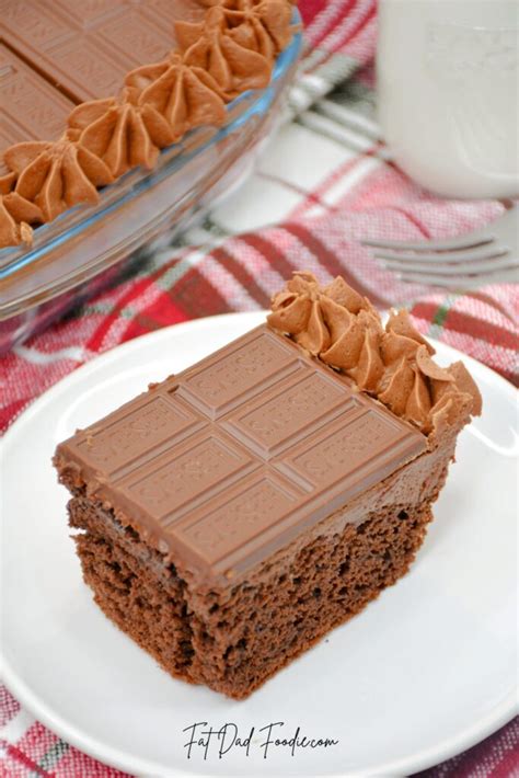 Hersheys Bar Chocolate Cake - Fat Dad Foodie