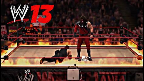 WWE 13 Kane vs Kane Inferno Match Gameplay!!! - YouTube