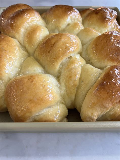 Fluffy Condensed Milk Bread "Croissant" Rolls Recipe By Kat Lieu — modern asian baking