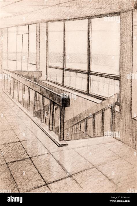 architecture, pencil drawing, sketch Stock Photo - Alamy