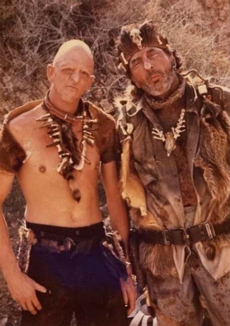 Michael Berryman & James Whitworth on the set of "The Hills Have Eyes ...