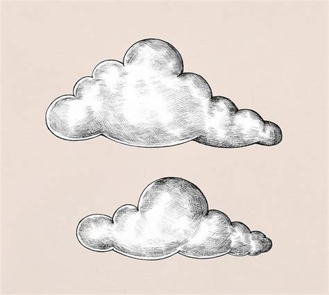 Hand-drawn clouds illustration | free image by rawpixel.com | Cloud illustration, How to draw ...