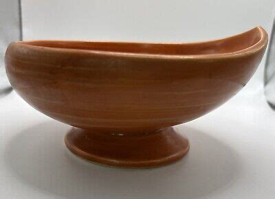 MID CENTURY 1960S McCoy Pottery Harmony Orange Planter or Bowl 6” $14.99 - PicClick