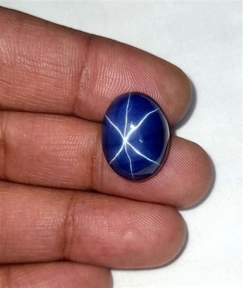 STAR SAPPHIRE 16 Ct Gemstone Top Quality Natural Star Sapphire Gemstone ...