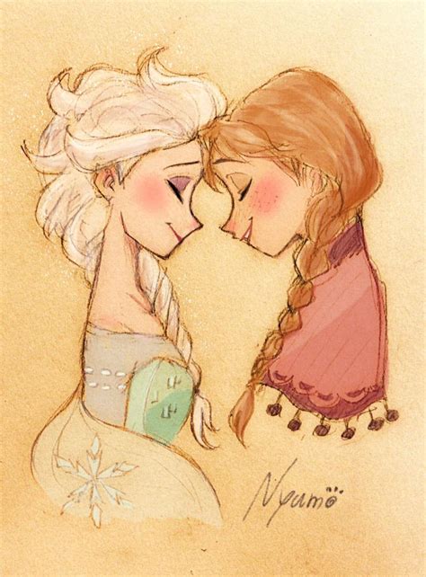 Elsa and Anna - Frozen Fan Art (38444842) - Fanpop