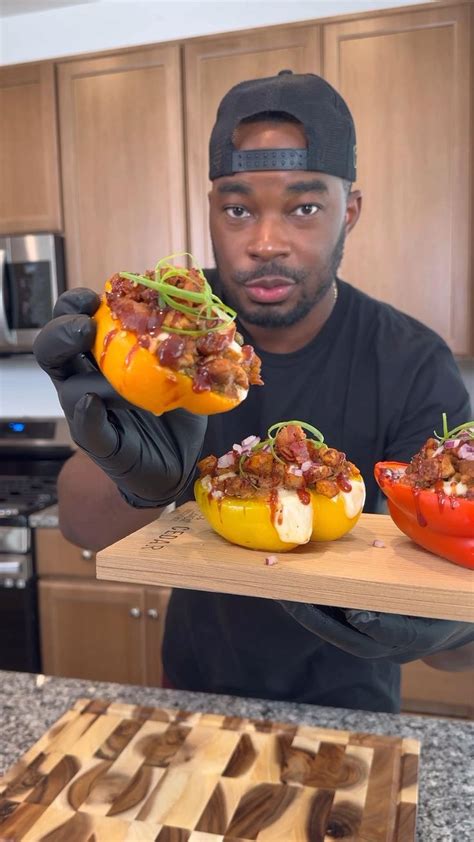Stuffed BBQ Bell Peppers | Beef recipes easy, Soul food dinner, Keto ...