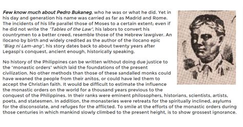 Pedro Bukaneg - Apostle of the Ilocanos, a Philippine Moses