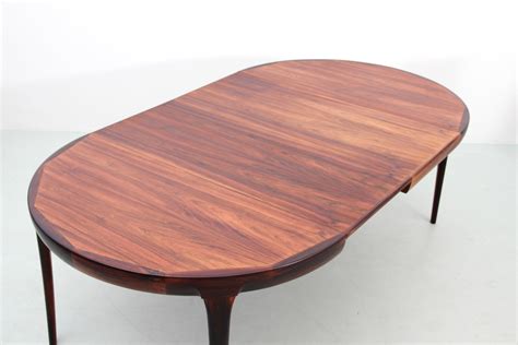 Mid-Century Modern Scandinavian Oval Dining Table in Rosewood by Kofod ...