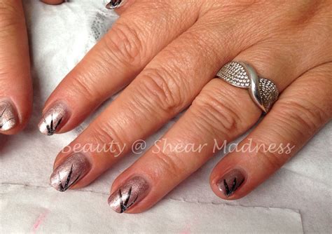 Metallic bronze gel polish, very popular colour at the moment! Popular ...