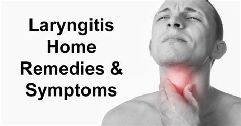 Laryngitis Home Remedies & Symptoms - David Avocado Wolfe