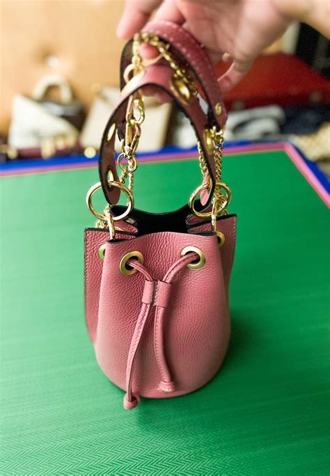 VERA PELLE Genuine Italian Leather Bag - Dark Pink on Carousell