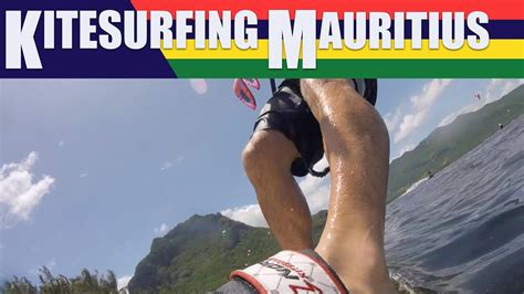 Mauritius kitesurfing at Le Morne - YouTube