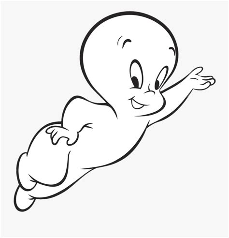 Casper Smiling - Casper The Ghost Icon , Free Transparent Clipart - ClipartKey