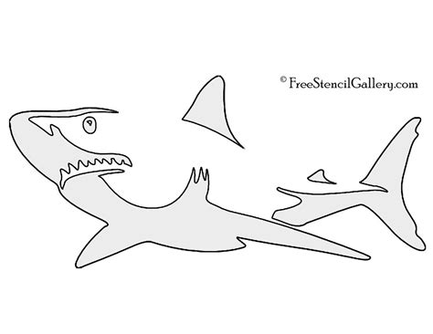 Image result for shark stencil printable | Printable pumpkin stencils, Pumpkin carvings stencils ...