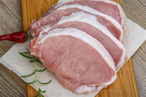 Raw pork steak 8426489 Stock Photo at Vecteezy