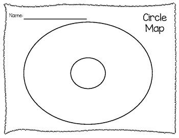 Circle Map Template by Lya Riley | TPT