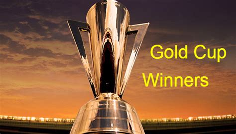 List of CONCACAF Gold Cup Winners, Past Champions, History - SportsHistori