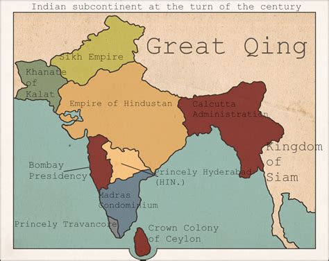 What if the Sepoy Rebellion (just about) succeeded : r/imaginarymaps