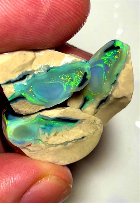 Beautiful Nobby Opal Formation Split Into 3 Pieces***