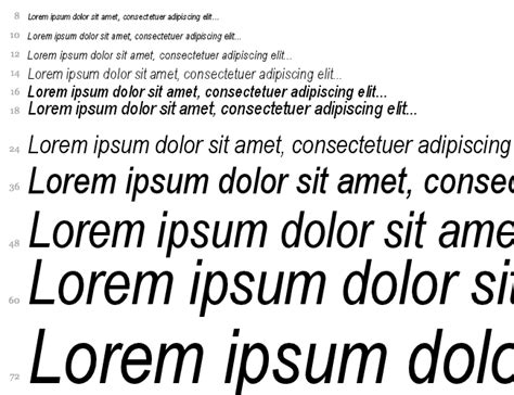 Arial Narrow Italic truetype font