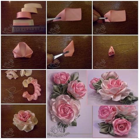 These Amazing Satin Ribbon Roses Will Make a Perfect Decor