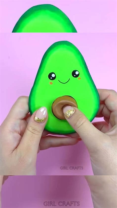 Diy Avocado Popit Fidget Toy Idea: An immersive guide by Girl Crafts