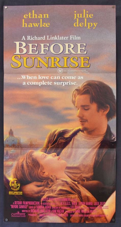 All About Movies - Before Sunrise Movie Poster Original Daybill 1995 ...